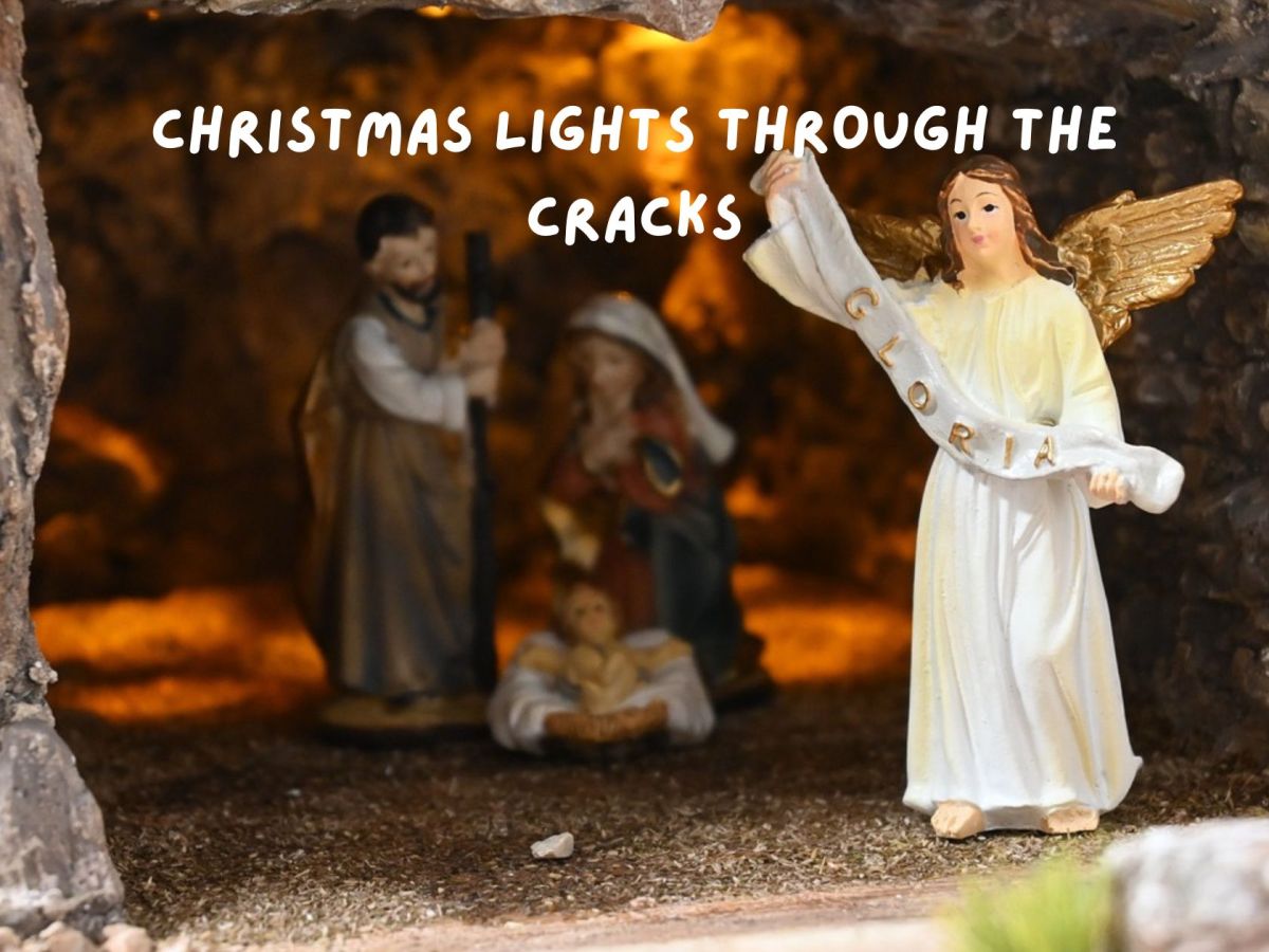 Christmas Lights Through the&nbsp;Cracks